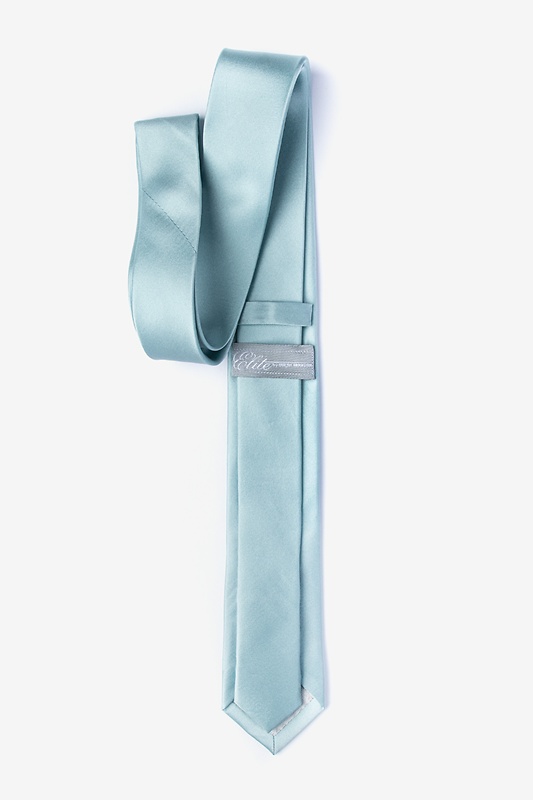 Silver Sage Skinny Tie