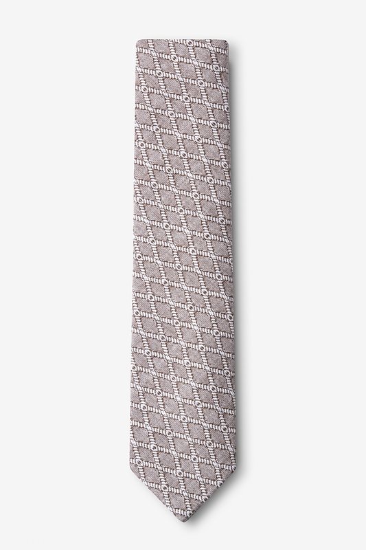 Redmond Tan/taupe Skinny Tie