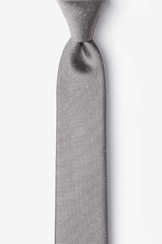 Iceland Tan/taupe Skinny Tie