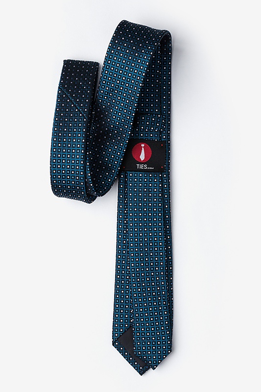 Clavering Teal Skinny Tie