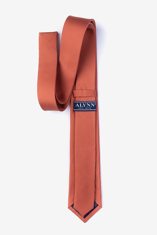 Terra Cotta Skinny Tie