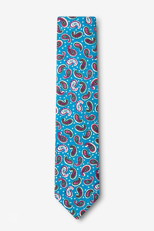 Cedar Hill Turquoise Skinny Tie