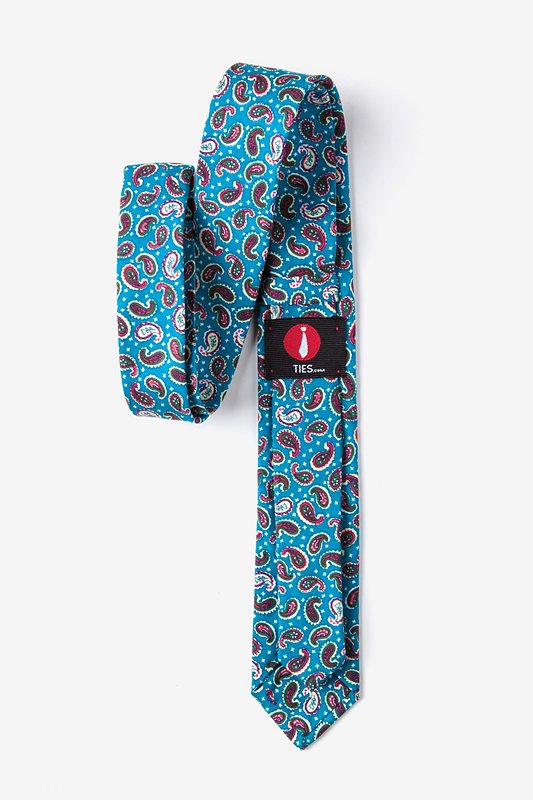 Cedar Hill Turquoise Skinny Tie