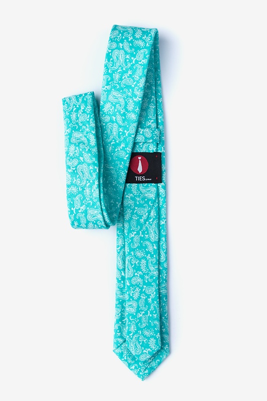 Guryon Turquoise Skinny Tie