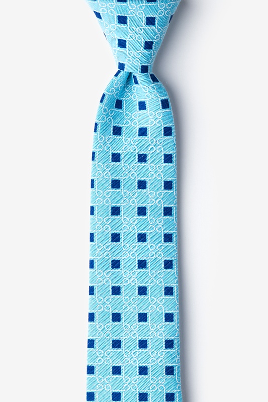 Jamaica Turquoise Skinny Tie