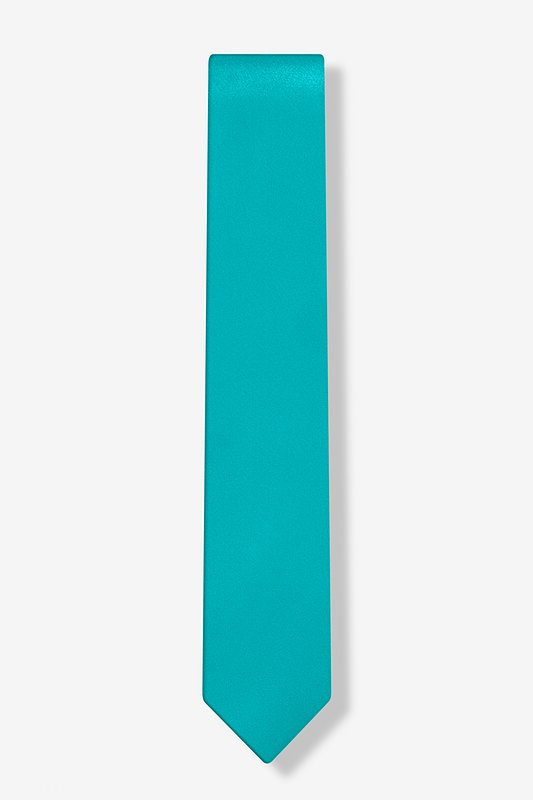 Turquoise 2″ Skinny Tie