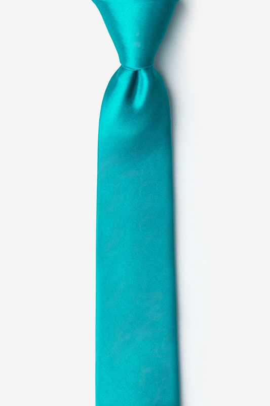 Turquoise 2″ Skinny Tie