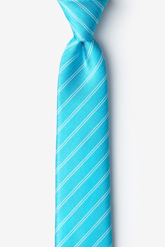 Yapen Turquoise Skinny Tie