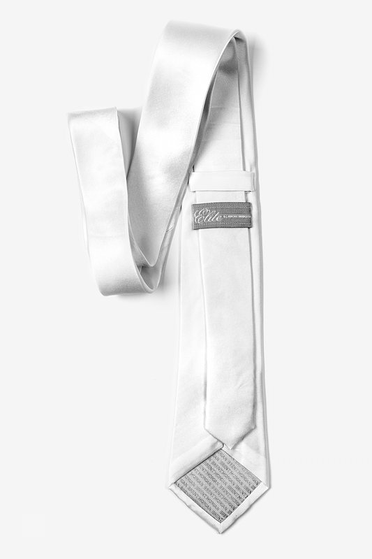 Wedding Day White 2.25″ Skinny Tie