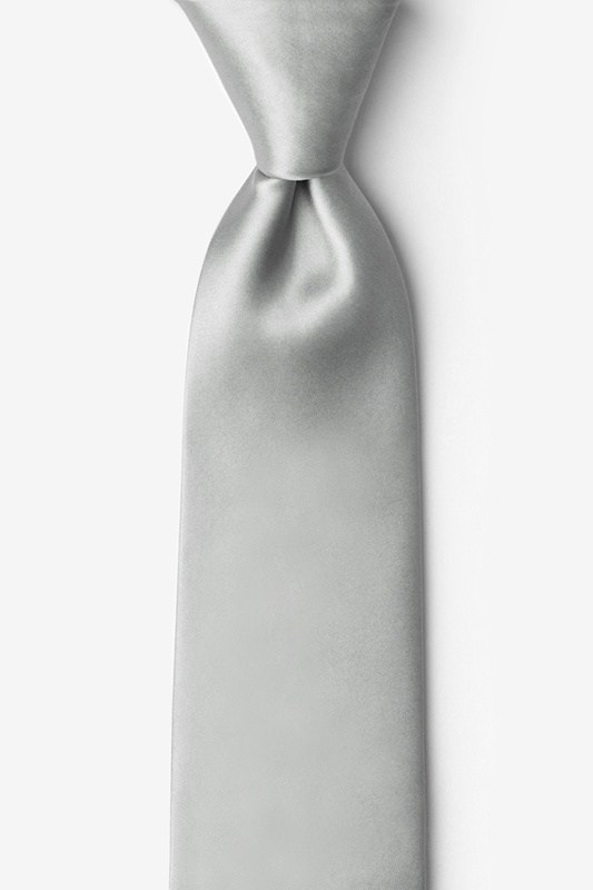 Wedding Silver 2.25″ Skinny Tie