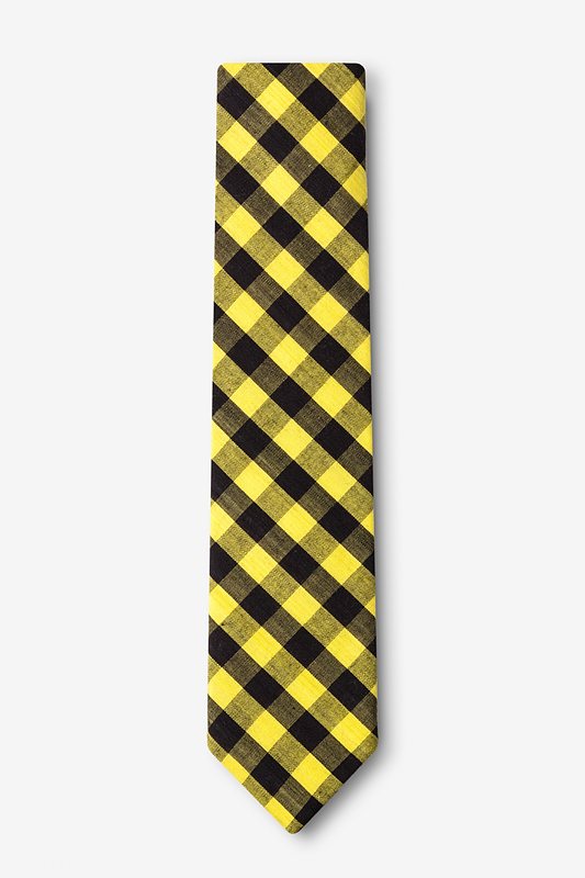 Pasco Yellow Skinny Tie