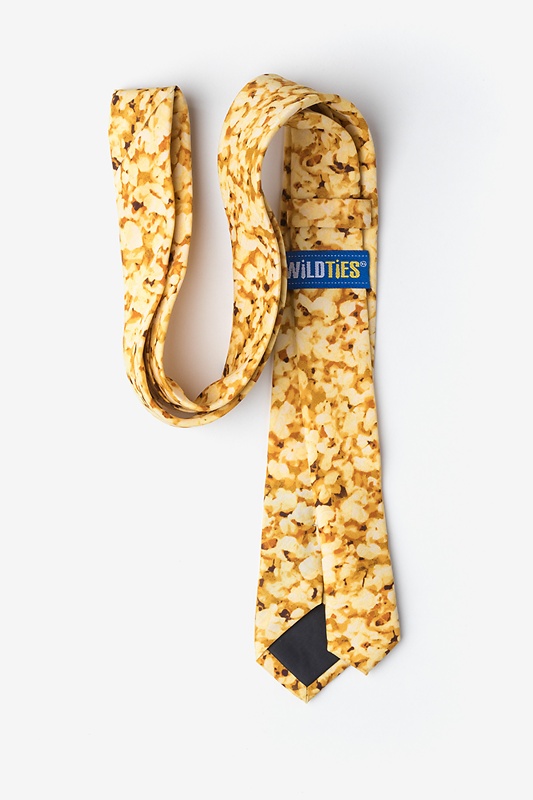 Popcorn Yellow Skinny Tie