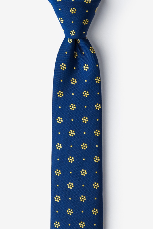 Bomeo Yellow Skinny Tie