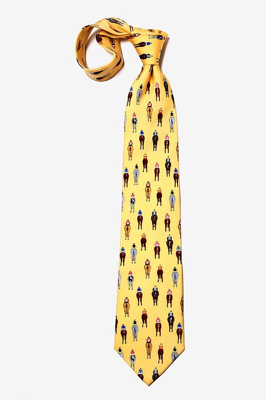 Bringing Up the Rear Yellow Tie