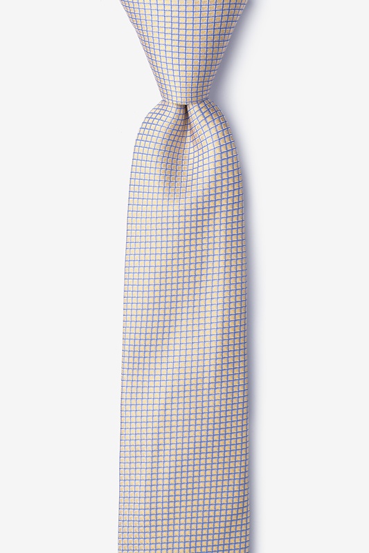 Buck Yellow Skinny Tie