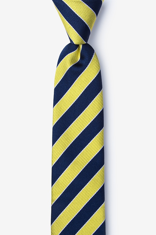 Fane Yellow Skinny Tie