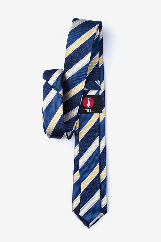 Shannon Yellow Skinny Tie